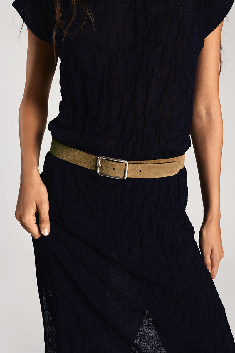 CINTURÓN SERRAJE BEIGE - LINE