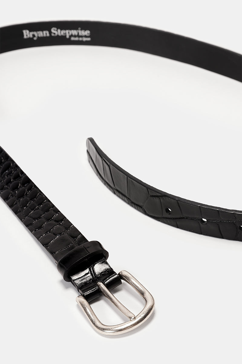 CINTURÓN COCO NEGRO - SAVAGE