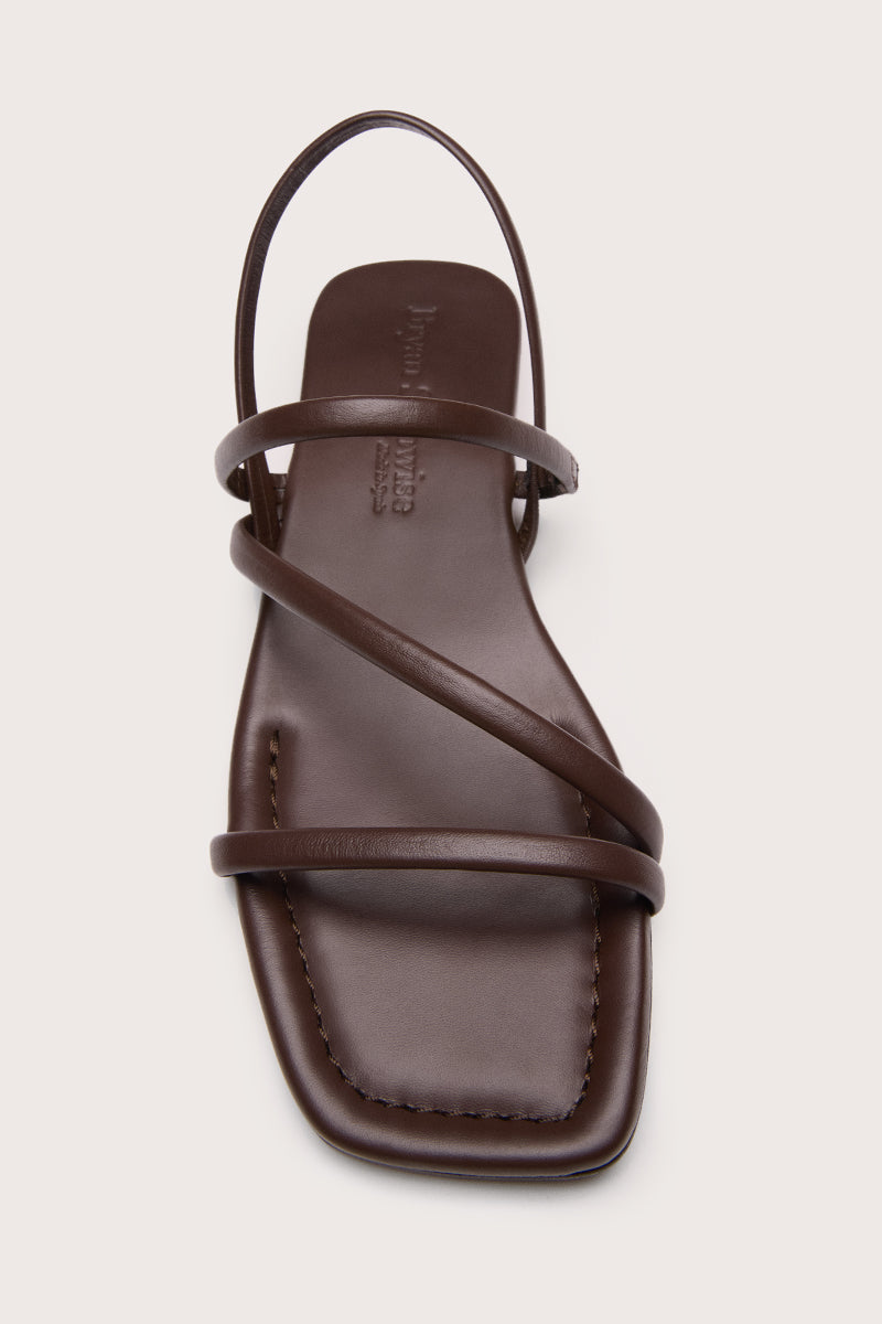 Flat brown - Roma ankle