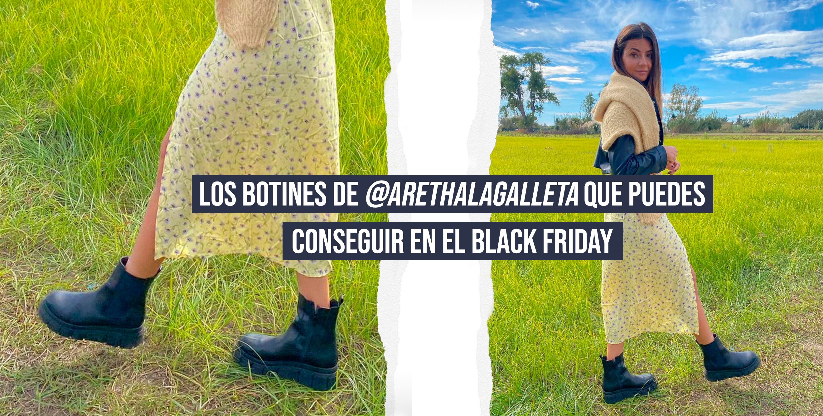 Las botas de Aretha la galleta que puedes conseguir en Black Friday