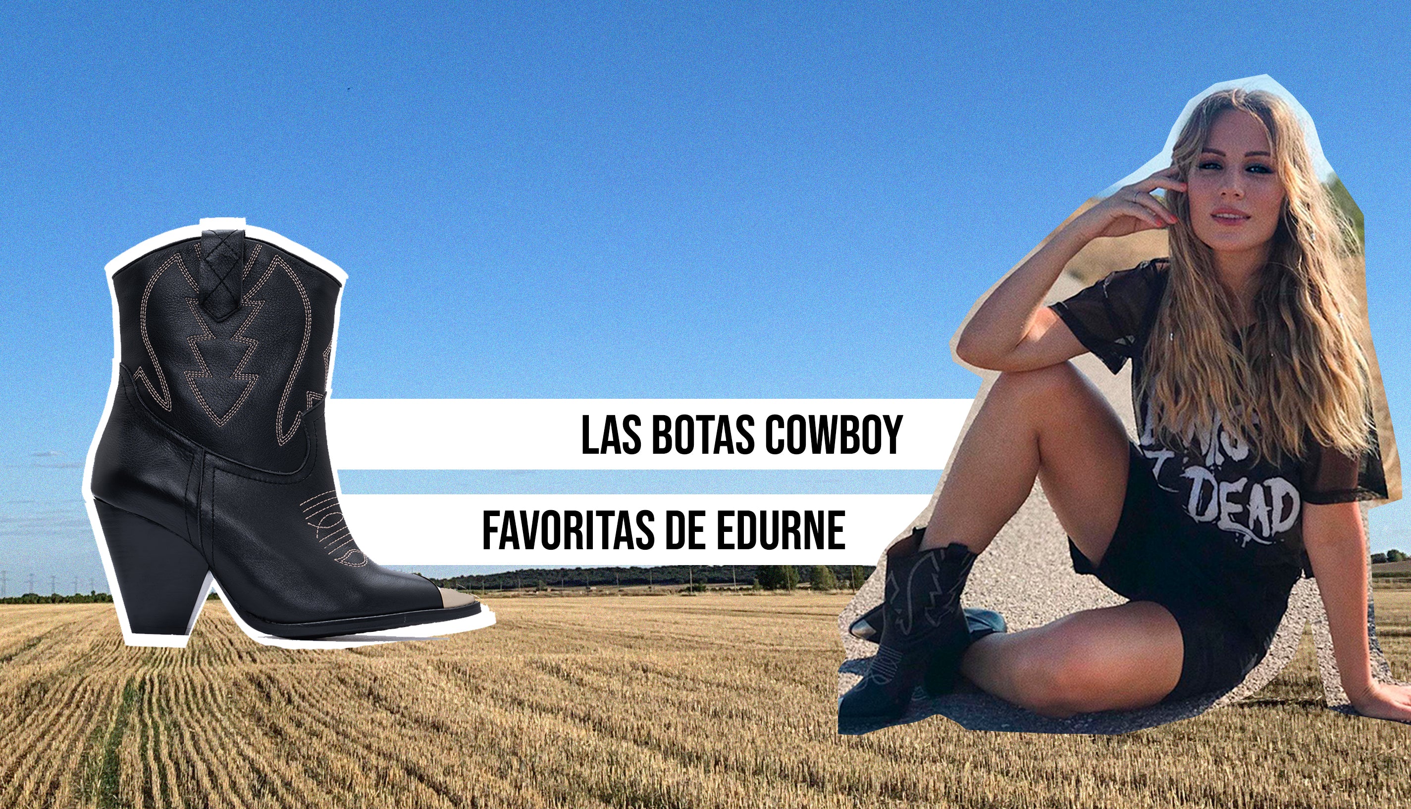 Las botas cowboy favoritas de Edurne