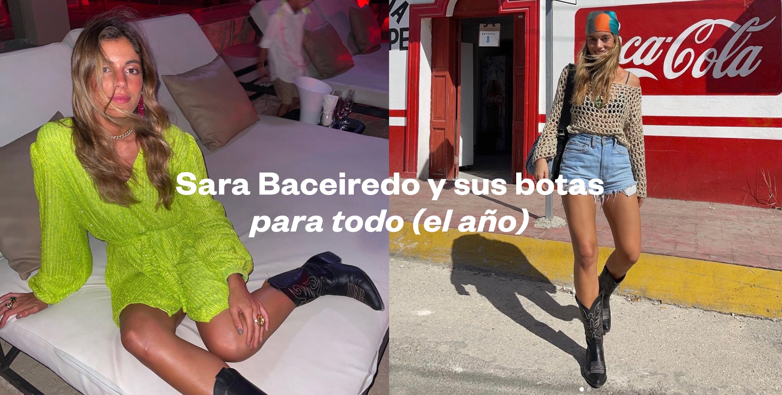 Sara Baceiredo y sus botas para todo (el año)