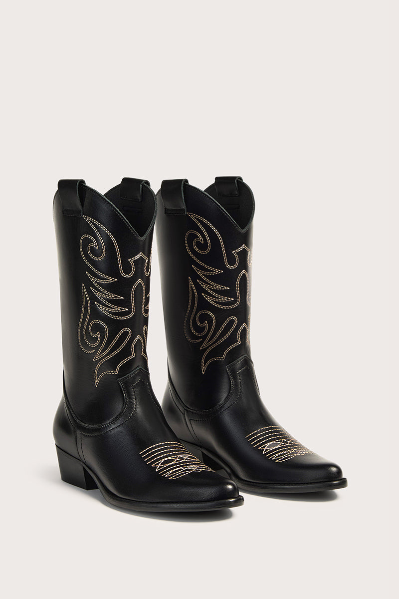 Black embroidery - JANDRA