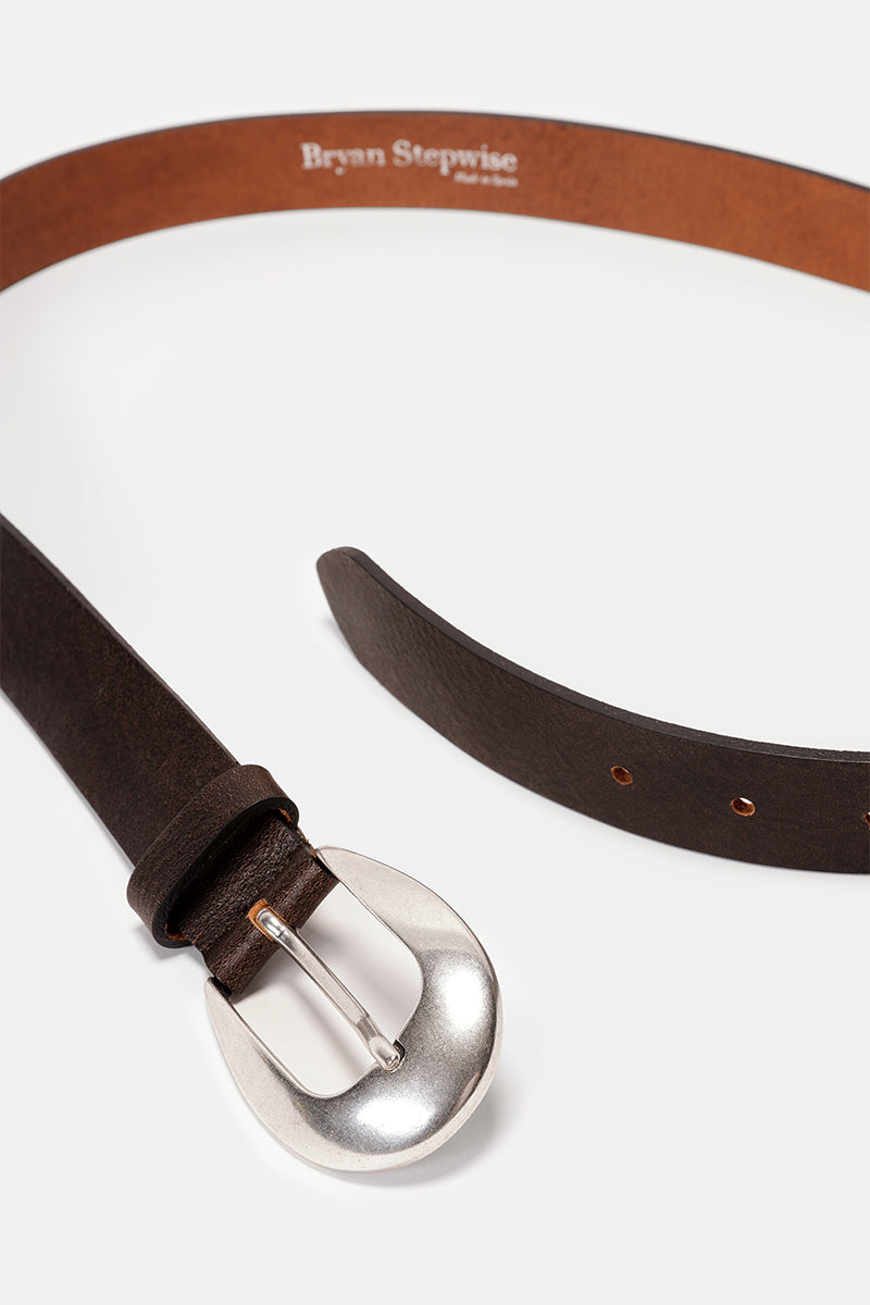 BROWN COWBOY BELT - AVIATOR