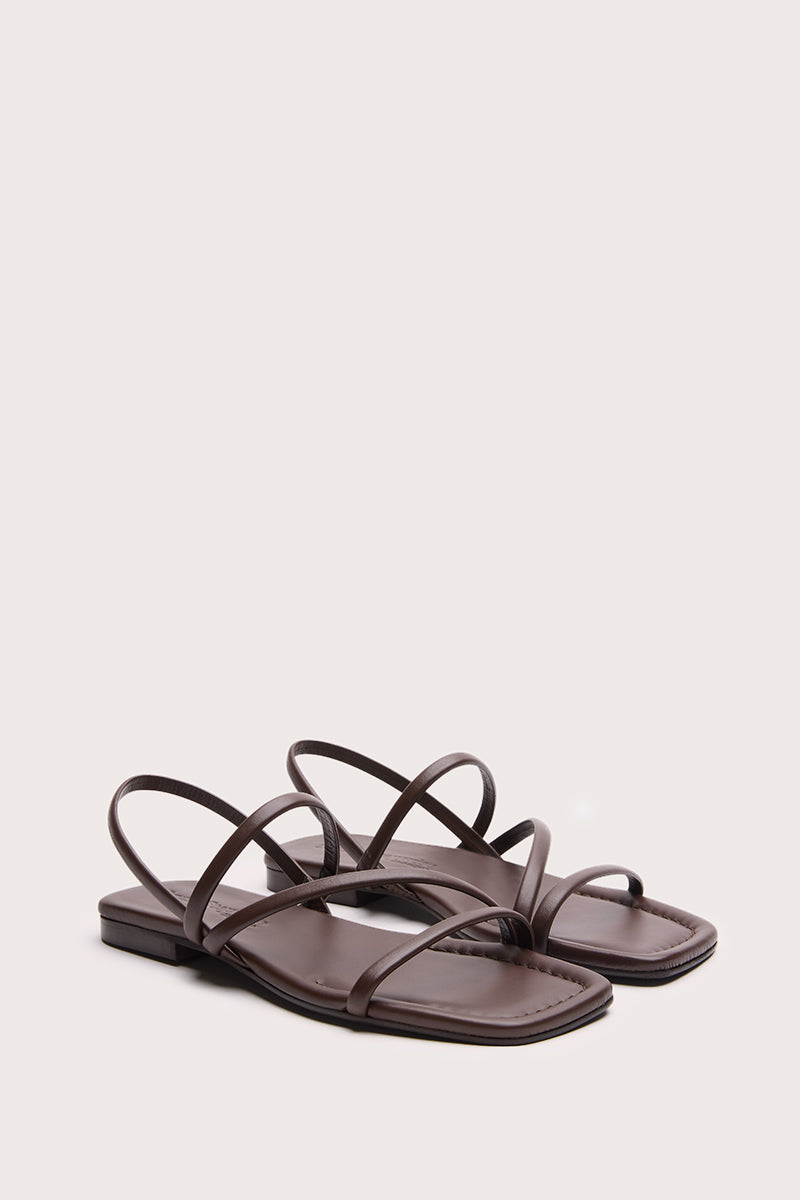 Flat brown - Roma ankle