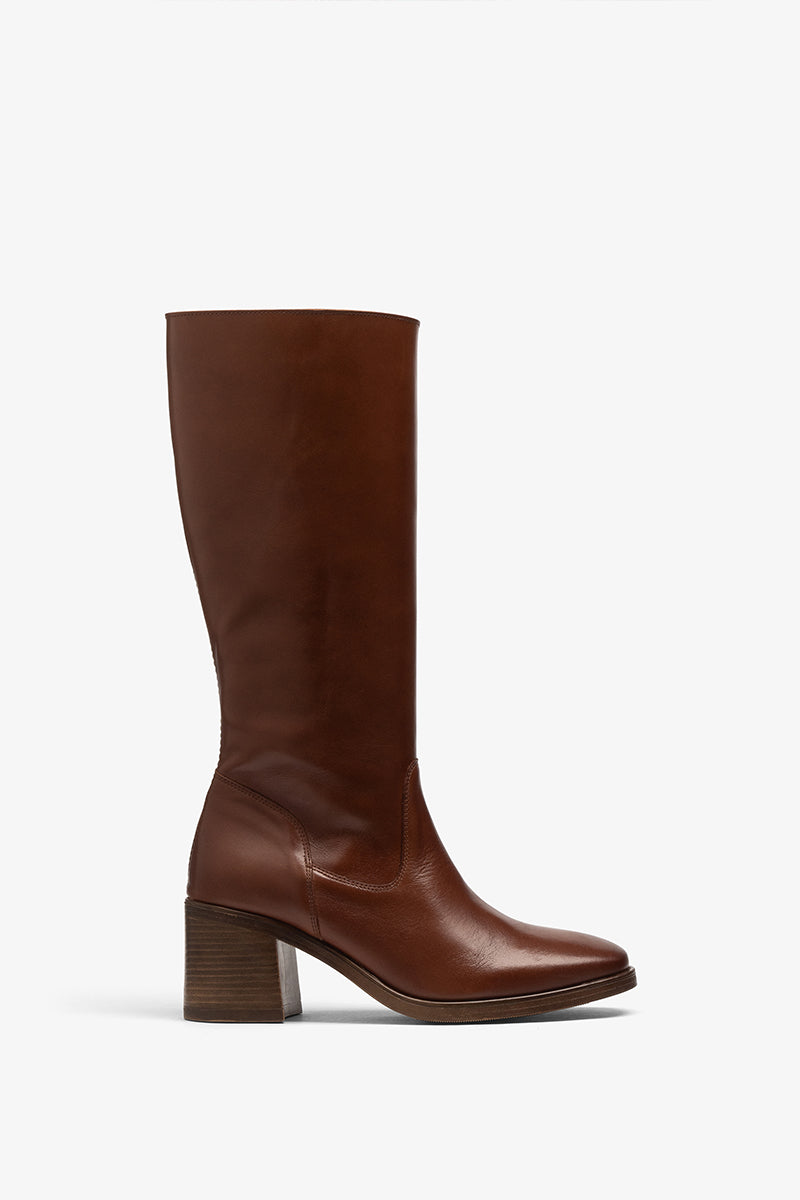 Brown knee high boots - Brigitte