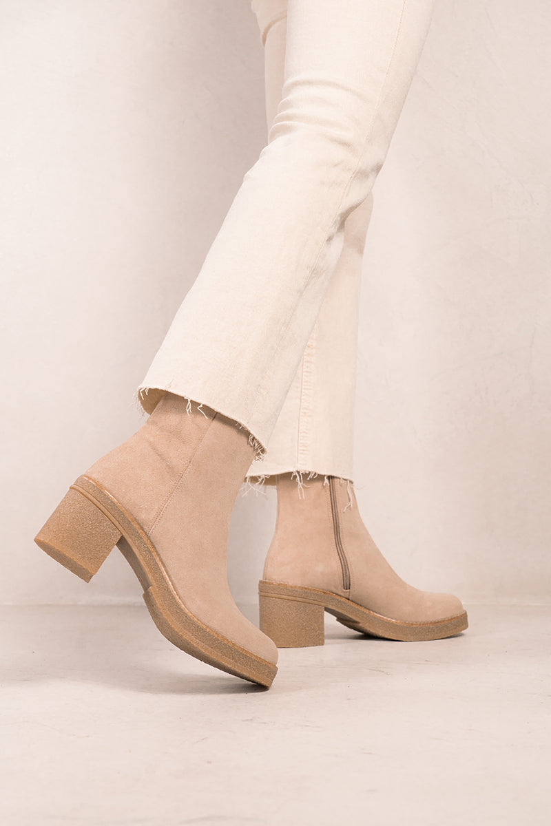 Beige suede - PARIS